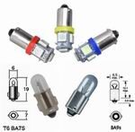 Bec liliput: T4W - T8.5  BA9S, T6.8 BA7S