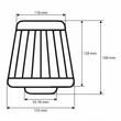 Filtru aer sport Crom, cu 3 adaptori montare, 01282 Amio
