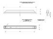 Lampa interior plafon 254x24 LWD561 LED, aplicata, alba Horpol