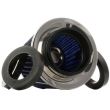 Filtru aer sport mare cu 3 adaptoare, albastru, 42987 CarCo