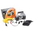 Compresor aer 12V 10bar, 150psi, 65L/min, 2 pistoane cu furtun, manometru si clesti 8975 Automax