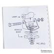 Proiector 156x92, dreptunghiular, faza lunga,  HP3 Wesem 16063 