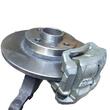 Fuzeta dreapta completa Dacia Logan, Sandero ( disc + rulment + etrier + placute frana ) OEM 