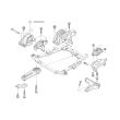 Tampon motor(suport) Dacia Logan, Sandero, Megane 1.5 Euro3 8200592642, AR01