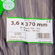 Set 100 coliere plastic 370x3.6mm, maro, 300017M Damesa