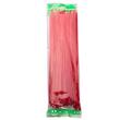 Set 100 coliere plastic 370x3.6mm, rosii, 300017R Damesa