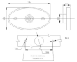 Lampa gabarit 115x62, LED, galbena, 12-24V, G19 Gmak