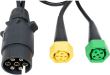 Instalatie electrica cablaj remorca 12V, cu fisa 7 pini si 2 mufe baioneta 5 pini si cablaj lampi gabarit, 2x 7m cu 2x 5.5m, IIIA-070-055 Fristom