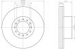 Disc frana fata MAN TGA 00 -, F2000 95 -, Tgx 07 -,  81508030040 DEPEHR