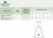 Placuta deget, contracutit combina tip KS1/3 cu umar GERPOL 50buc/cut
