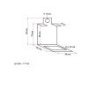 Brida arc dublu scormonitor (combinator) 50x8 32x25 32x10 BKIT3005