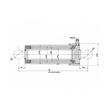 Cilindru hidraulic basculare telescopic remorca 7T MT150  3 trepte BK93119