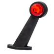 Lampa gabarit cu brat oblic 45°, 183mm, bec, alb-rosie, 12-24V, FT-033-E Fristom 