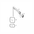Oglinda 296x215mm universala, unghi larg, tractor John Deere, montare tip nuca fi18-fi28mm, LS0296 Solus