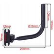 Suport brat oglinda fi18mm, 170x150mm, WLR28 Solus 