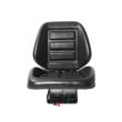 Scaun universal tractor negru cu reglaj U445, bv56