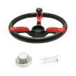 Volan tractor U650 negru+rosu 390mm cu maner wg22