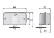 Lampa mers inapoi 1 surub, 140x75 LA1.02104 Wesem 