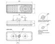 Lampa spate 200x70, 3 functii, LED, FT-032-LED Fristom