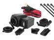 Priza bricheta cu USB, montare aparenta, pe ghidon Carmotion 86107