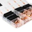 Set 140 papuci electrici cupru si tuburi termocontractabile varnish, 140 bucati, 04121 Amio