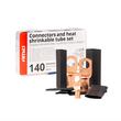 Set 140 papuci electrici cupru si tuburi termocontractabile varnish, 140 bucati, 04121 Amio