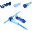 Mufa conector rapid tip T, cablu 0,75-2.5mm2, 15A, 5 bucati 02344 Amio