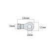Papuc electric cupru fi4, neizolat, E1291