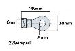 Papuc electric cupru fi8, ochi lat 3cm, 50A, AKC1054