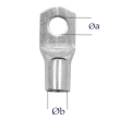 Papuc electric CU, fi10, pentru cablu, BK80283
