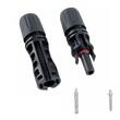 Set mufe conector MC4 4-6mm2, 1500V, 4mm2 pentru panou solar, Suntree  bk MB73