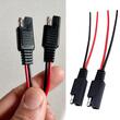 Set conector SAE mama-tata, 2 pini, lungime 15cm,  cablu AWG 2x2.5mm², pentru panouri solare, baterii, accesorii auto-moto, TL-A213 Carmotion