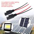 Set conector SAE mama-tata, 2 pini, lungime 15cm,  cablu AWG 2x2.5mm², pentru panouri solare, baterii, accesorii auto-moto, TL-A213 Carmotion