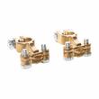 Set 2 borne acumulator alama, camion, rezistente la sarcini grele, pentru baterii de 12-24V, KITS3 Saper