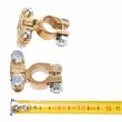 Set 2 borne acumulator alama, camion, rezistente la sarcini grele, pentru baterii de 12-24V, KITS3 Saper