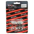 Borne acumulator, zinc, rosu si negru, cu placuta pentru masini asiatice, Matiz, set 2 bucati, BK80273