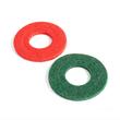 Set 2 borne acumulator cupru 12V, cu papuci si garnituri fixare-decuplare rapida, 4 cai, 04058 Amio 