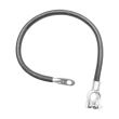 Cablu banda masa motor, 45cm, borna si papuc inelar, BK80247