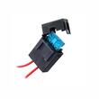 Cablaj electric pentru 2 proiectoare cu intrerupator Led, releu 12V/40A si mufe H11 / SS,  W15763