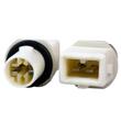 Mufa soclu bec pozitie T10 (w5w) cu 2 pini, pentru conector JPT, 2 pini, set 2 bucati, 03047 AMIO