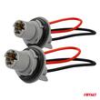 Mufa soclu bec pozitie T15 (w16w), cu fir, set 2buc, Amio 3049