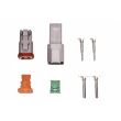 Mufa conector fisa 2 pini mama, tip Deutsch DT06-2S / WTY DS M05