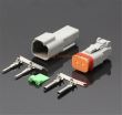 Mufa conector fisa 2 pini mama, tip Deutsch DT06-2S / WTY DS M05