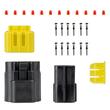 Set mufa conector cu 6 pini, set mama+tata, Econoseal Japan, impermeabila, AMIO 04349