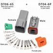 Mufa conector priza cu 6 pini-tata, Deutsch, kit S-DT04-6P