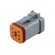Mufa conector cu 6 pini-mama, pentru far, tip Deutsch DT06-6S/A.07131 Wesem
