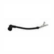 Mufa conector cu 4 pini, mama, DIN 72585, pentru lampi, in L, neagra cu cablu, PRW003 TruckLed
