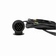 Instalatie electrica cablaj remorca 12V, cu fisa 13 pini si 2 mufe baioneta 5 pini si cablaj lampi gabarit, 2x 7m cu 2x 5m,  IDP-7,0-5,0-13PIN-5PIN
