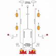 Instalatie electrica cablaj remorca 12V, cu fisa 13 pini si 2 mufe cu 8 pini, cablu 2x7m si 2x5m IDP/7,0m/5.0m/13PIN/8PIN