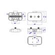 Cutie jonctiune, distribuitor electric cu 10 cai, 120x75mm, E4036 TruckLed